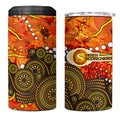 Perth Scorchers 4 in 1 Can Cooler Tumbler Graffiti Urban Aboriginal Dot Abstract Design