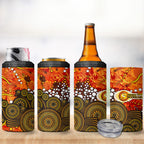 Perth Scorchers 4 in 1 Can Cooler Tumbler Graffiti Urban Aboriginal Dot Abstract Design
