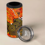 Perth Scorchers 4 in 1 Can Cooler Tumbler Graffiti Urban Aboriginal Dot Abstract Design