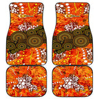 Perth Scorchers Car Mats Graffiti Urban Aboriginal Dot Abstract Design