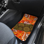 Perth Scorchers Car Mats Graffiti Urban Aboriginal Dot Abstract Design