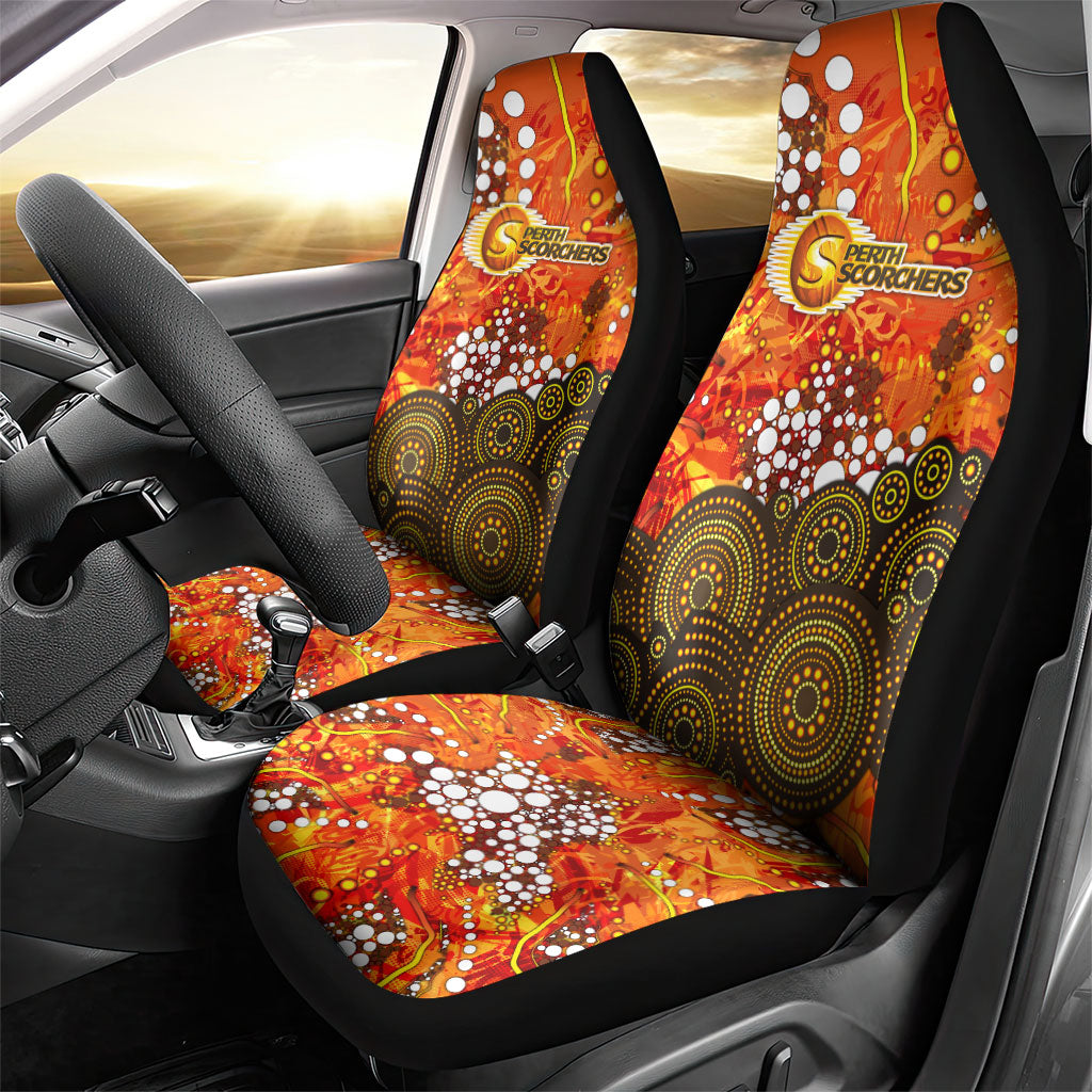 Perth Scorchers Car Seat Cover Graffiti Urban Aboriginal Dot Abstract Design