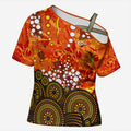 Perth Scorchers Cross Shoulder Shirt Graffiti Urban Aboriginal Dot Abstract Design