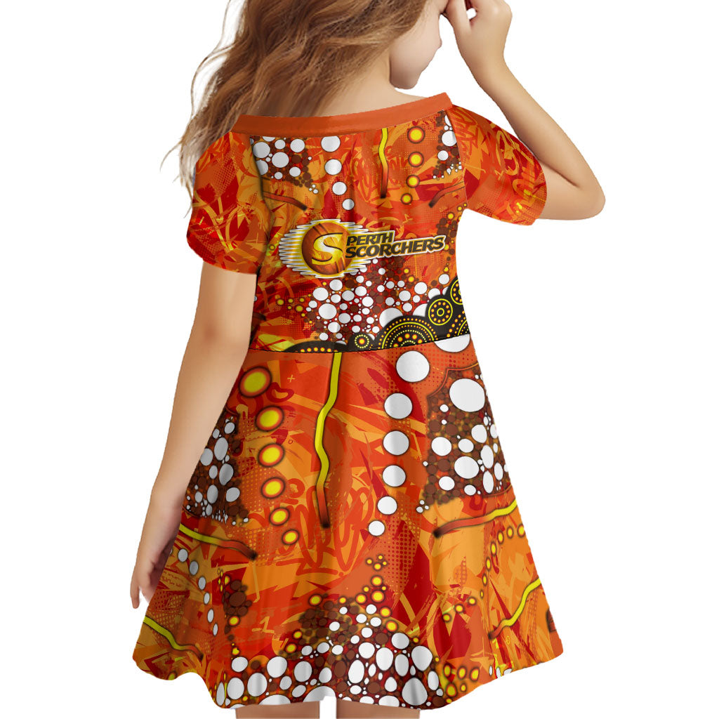 Perth Scorchers Family Matching Puletasi and Hawaiian Shirt Graffiti Urban Aboriginal Dot Abstract Design