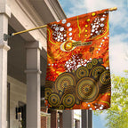 Perth Scorchers Garden Flag Graffiti Urban Aboriginal Dot Abstract Design