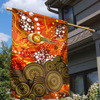 Perth Scorchers Garden Flag Graffiti Urban Aboriginal Dot Abstract Design