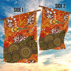 Perth Scorchers Garden Flag Graffiti Urban Aboriginal Dot Abstract Design