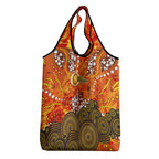 Perth Scorchers Grocery Bag Graffiti Urban Aboriginal Dot Abstract Design
