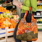 Perth Scorchers Grocery Bag Graffiti Urban Aboriginal Dot Abstract Design