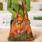 Perth Scorchers Grocery Bag Graffiti Urban Aboriginal Dot Abstract Design