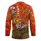 Perth Scorchers Hockey Jersey Graffiti Urban Aboriginal Dot Abstract Design