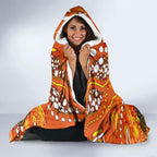 Perth Scorchers Hooded Blanket Graffiti Urban Aboriginal Dot Abstract Design