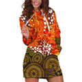 Perth Scorchers Hoodie Dress Graffiti Urban Aboriginal Dot Abstract Design