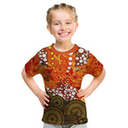Perth Scorchers Kid T Shirt Graffiti Urban Aboriginal Dot Abstract Design