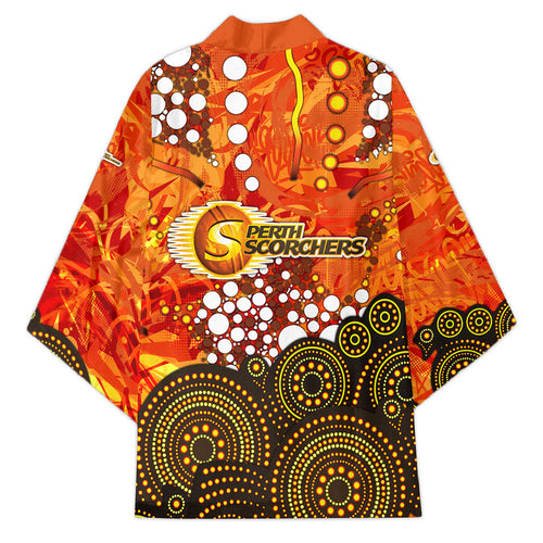 Perth Scorchers Kimono Graffiti Urban Aboriginal Dot Abstract Design