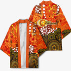 Perth Scorchers Kimono Graffiti Urban Aboriginal Dot Abstract Design