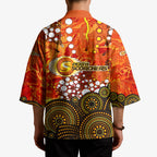 Perth Scorchers Kimono Graffiti Urban Aboriginal Dot Abstract Design