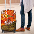 Perth Scorchers Luggage Cover Graffiti Urban Aboriginal Dot Abstract Design