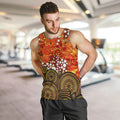 Perth Scorchers Men Tank Top Graffiti Urban Aboriginal Dot Abstract Design