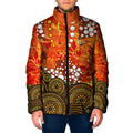Perth Scorchers Padded Jacket Graffiti Urban Aboriginal Dot Abstract Design