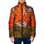 Perth Scorchers Padded Jacket Graffiti Urban Aboriginal Dot Abstract Design