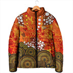 Perth Scorchers Padded Jacket Graffiti Urban Aboriginal Dot Abstract Design