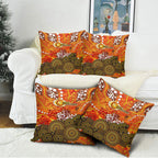 Perth Scorchers Pillow Cover Graffiti Urban Aboriginal Dot Abstract Design
