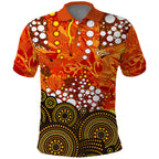 Perth Scorchers Polo Shirt Graffiti Urban Aboriginal Dot Abstract Design