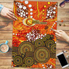 Perth Scorchers Puzzle Graffiti Urban Aboriginal Dot Abstract Design