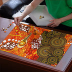 Perth Scorchers Puzzle Graffiti Urban Aboriginal Dot Abstract Design