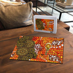Perth Scorchers Puzzle Graffiti Urban Aboriginal Dot Abstract Design