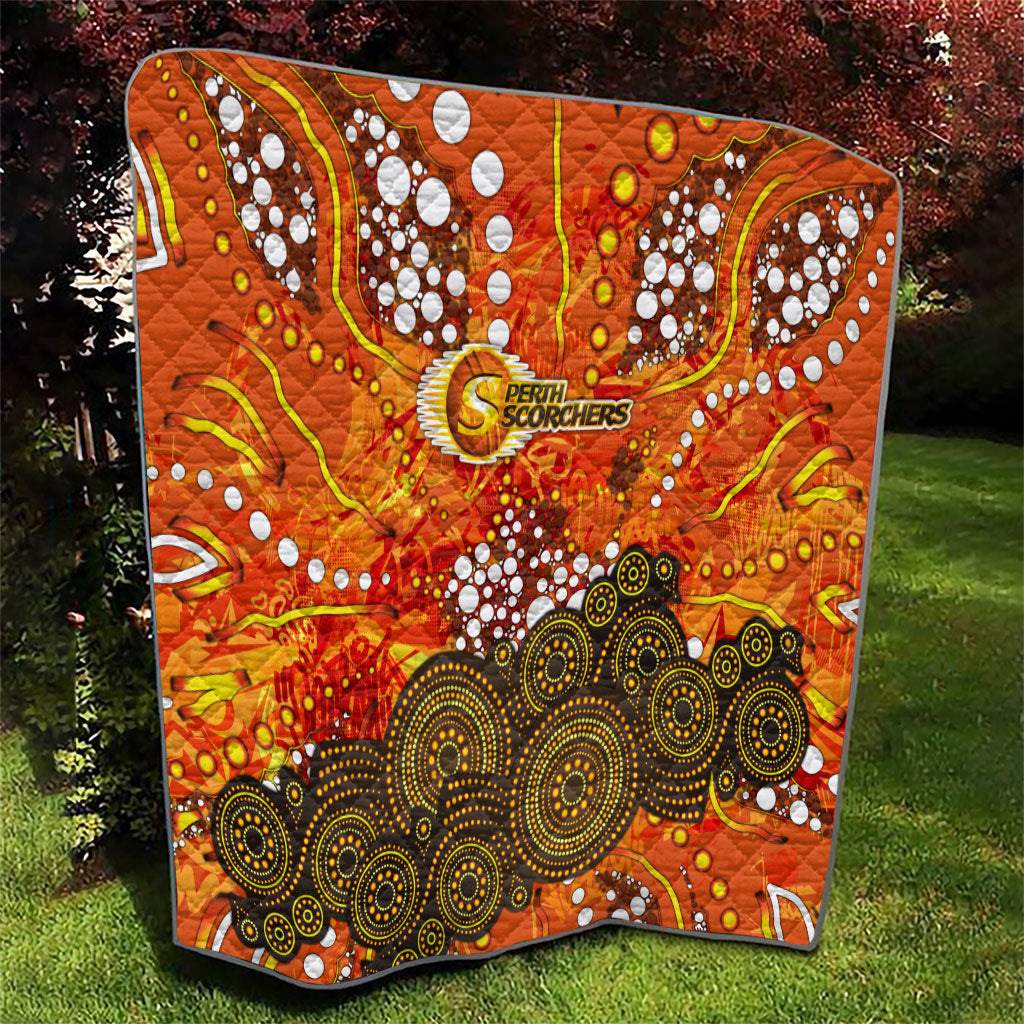 Perth Scorchers Quilt Graffiti Urban Aboriginal Dot Abstract Design