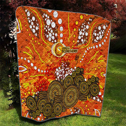 Perth Scorchers Quilt Graffiti Urban Aboriginal Dot Abstract Design