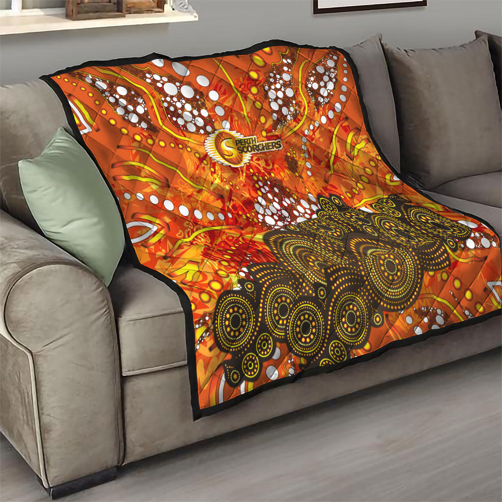Perth Scorchers Quilt Graffiti Urban Aboriginal Dot Abstract Design