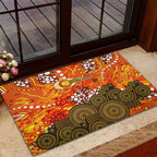 Perth Scorchers Rubber Doormat Graffiti Urban Aboriginal Dot Abstract Design