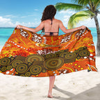 Perth Scorchers Sarong Graffiti Urban Aboriginal Dot Abstract Design