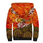 Perth Scorchers Sherpa Hoodie Graffiti Urban Aboriginal Dot Abstract Design