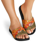 Perth Scorchers Slide Sandals Graffiti Urban Aboriginal Dot Abstract Design