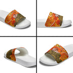Perth Scorchers Slide Sandals Graffiti Urban Aboriginal Dot Abstract Design