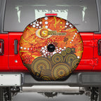 Perth Scorchers Spare Tire Cover Graffiti Urban Aboriginal Dot Abstract Design