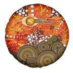 Perth Scorchers Spare Tire Cover Graffiti Urban Aboriginal Dot Abstract Design