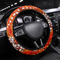 Perth Scorchers Steering Wheel Cover Graffiti Urban Aboriginal Dot Abstract Design