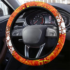 Perth Scorchers Steering Wheel Cover Graffiti Urban Aboriginal Dot Abstract Design