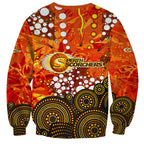 Perth Scorchers Sweatshirt Graffiti Urban Aboriginal Dot Abstract Design