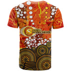 Perth Scorchers T Shirt Graffiti Urban Aboriginal Dot Abstract Design