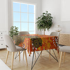 Perth Scorchers Tablecloth Graffiti Urban Aboriginal Dot Abstract Design