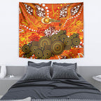 Perth Scorchers Tapestry Graffiti Urban Aboriginal Dot Abstract Design