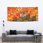 Perth Scorchers Tapestry Graffiti Urban Aboriginal Dot Abstract Design