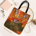 Perth Scorchers Tote Bag Graffiti Urban Aboriginal Dot Abstract Design