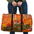 Perth Scorchers Travel Bag Graffiti Urban Aboriginal Dot Abstract Design